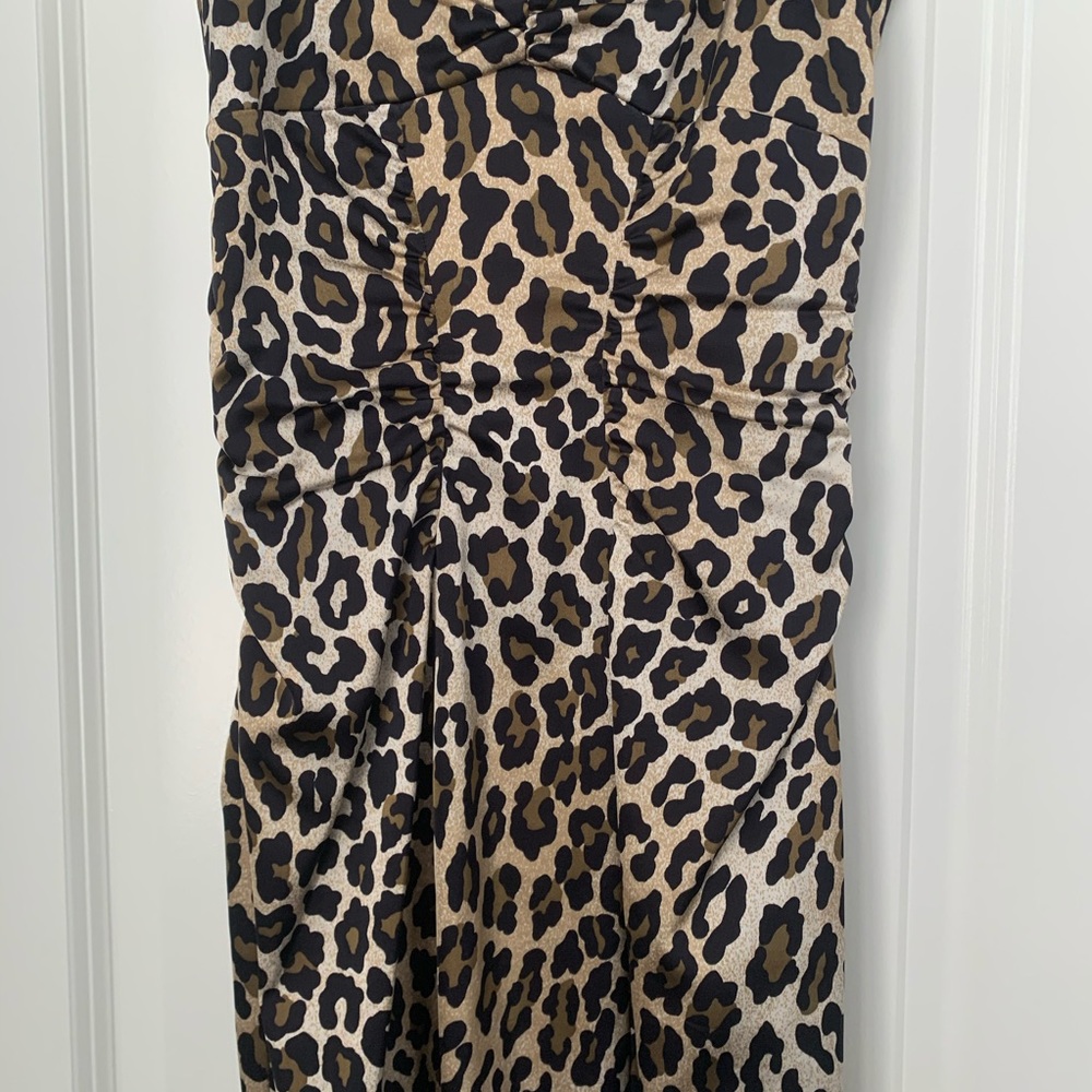 Cache Leopard Print Dress - image 3